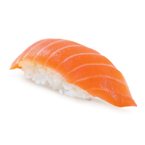 salmon nigiri